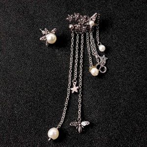 Cute faux pearl fashion earrings